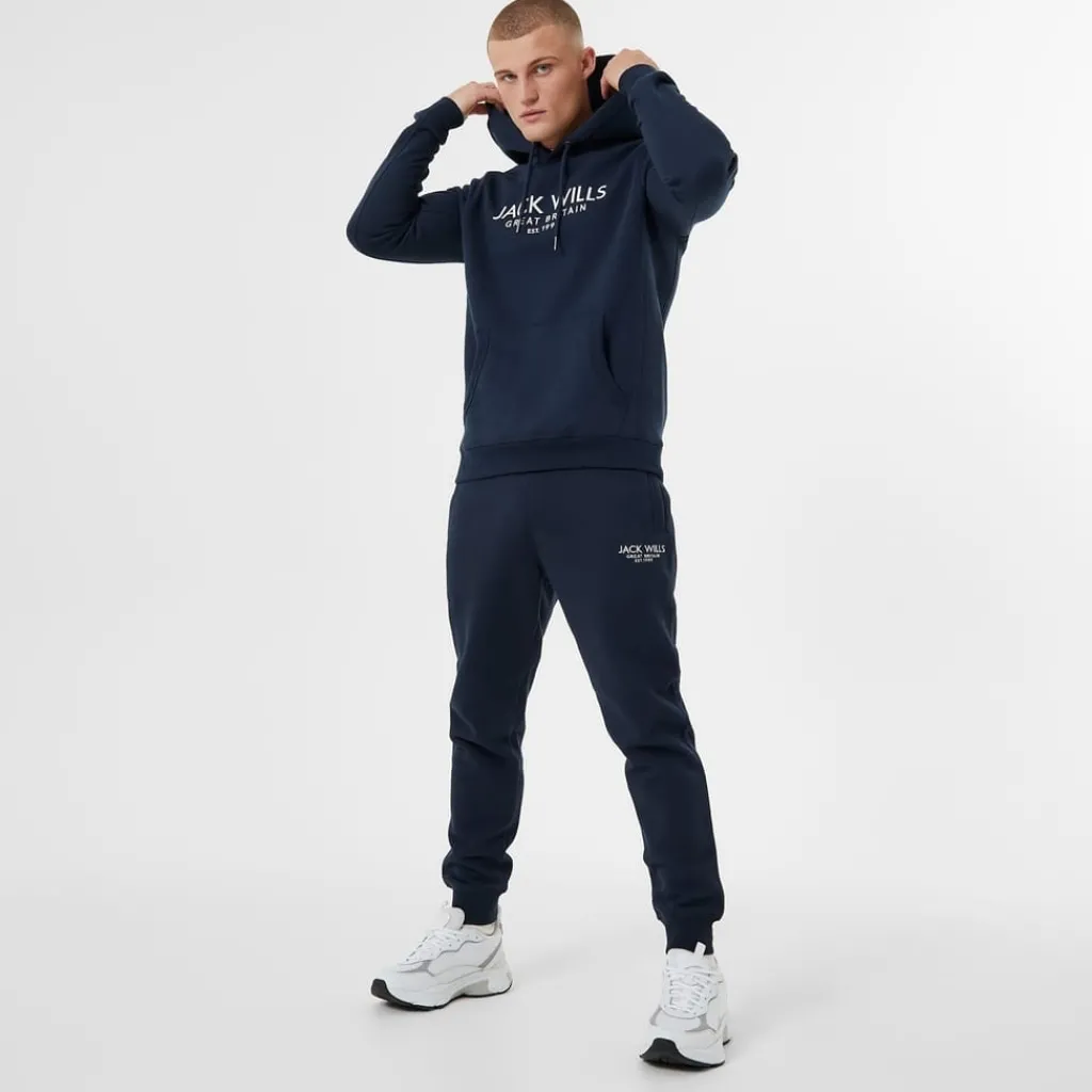 Trousers*Jack Wills Haydor Graphic Joggers in Blue