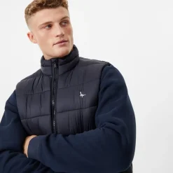 Coats And Jackets*Jack Wills Kershaw Lightweight Puffer Gilet in Black