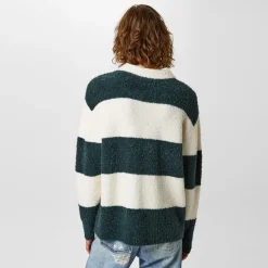Knitwear*Jack Wills Knit Rugby Jumper in Green