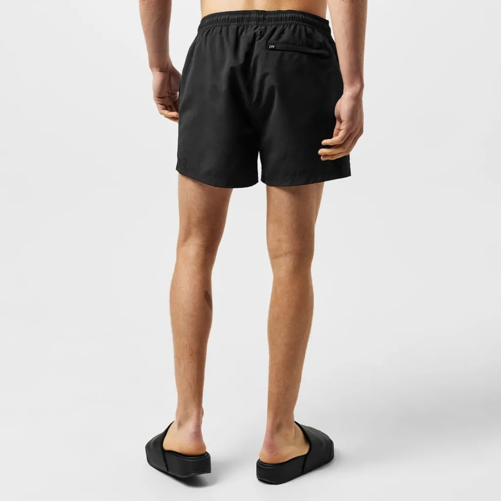 Shorts*Jack Wills Mens Logo Swim Shorts in Black