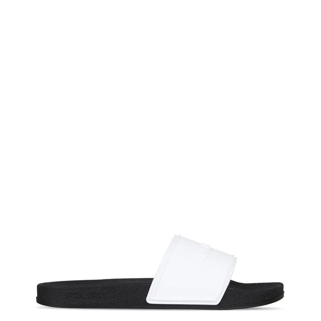 Beach Shoes*Jack Wills Minimal Logo Sliders in White
