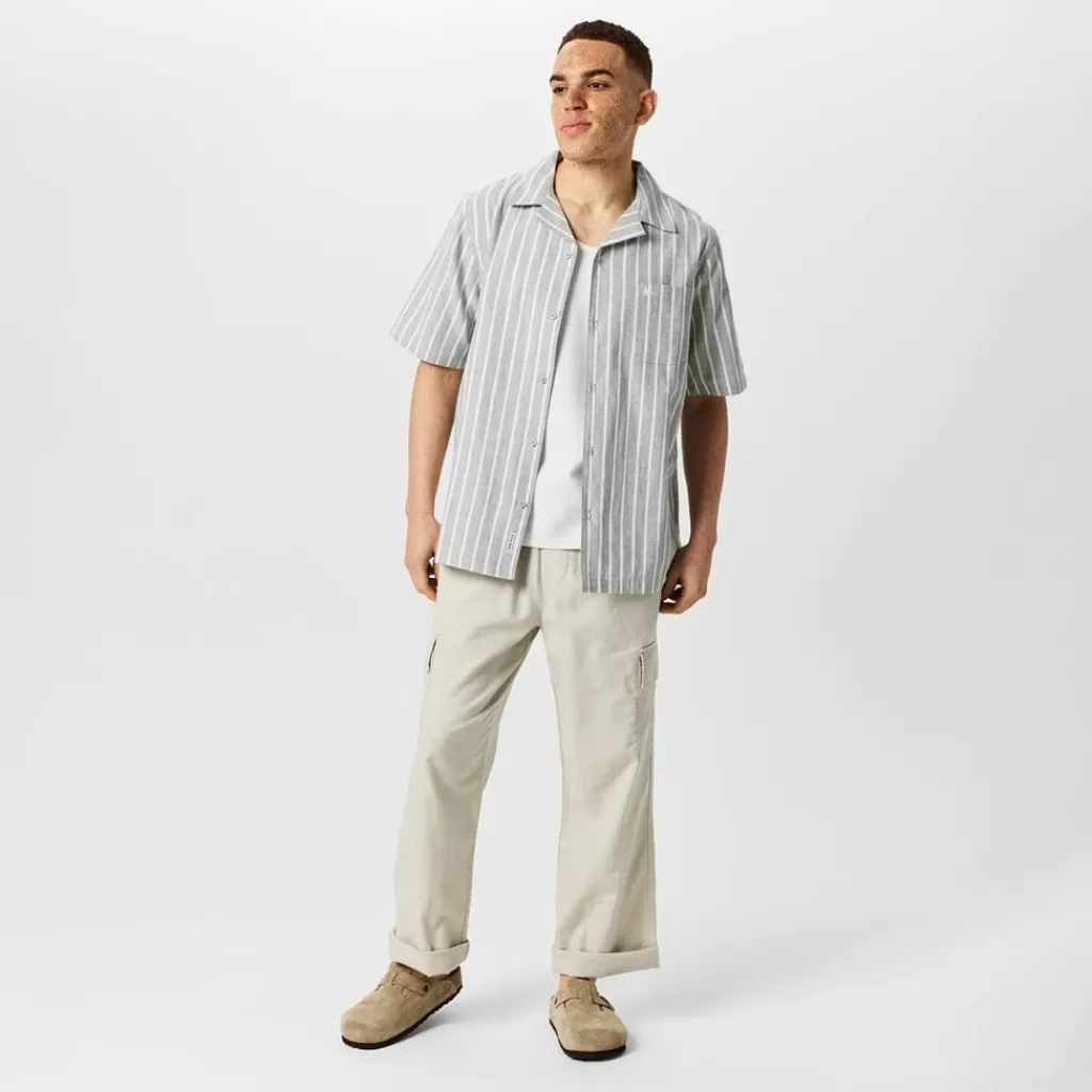 Shirts*Jack Wills Regular Fit Short Sleeve Shirt in Green