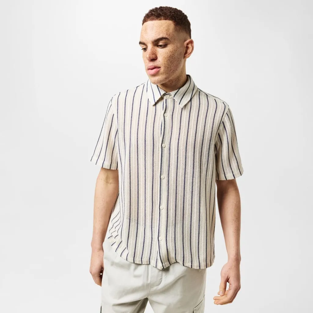 Shirts*Jack Wills Regular Fit Short Sleeve Shirt in White