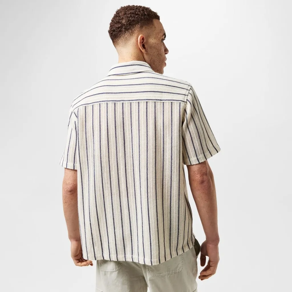 Shirts*Jack Wills Regular Fit Short Sleeve Shirt in White