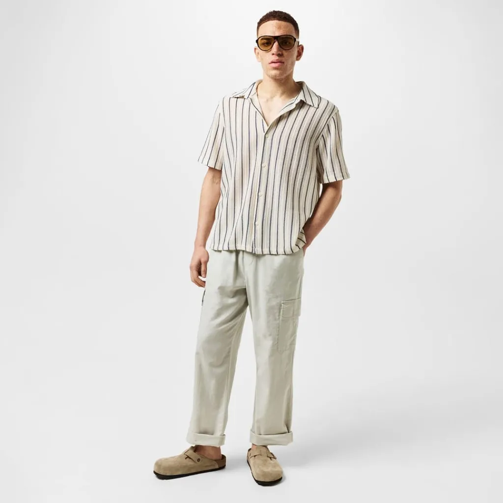 Shirts*Jack Wills Regular Fit Short Sleeve Shirt in White