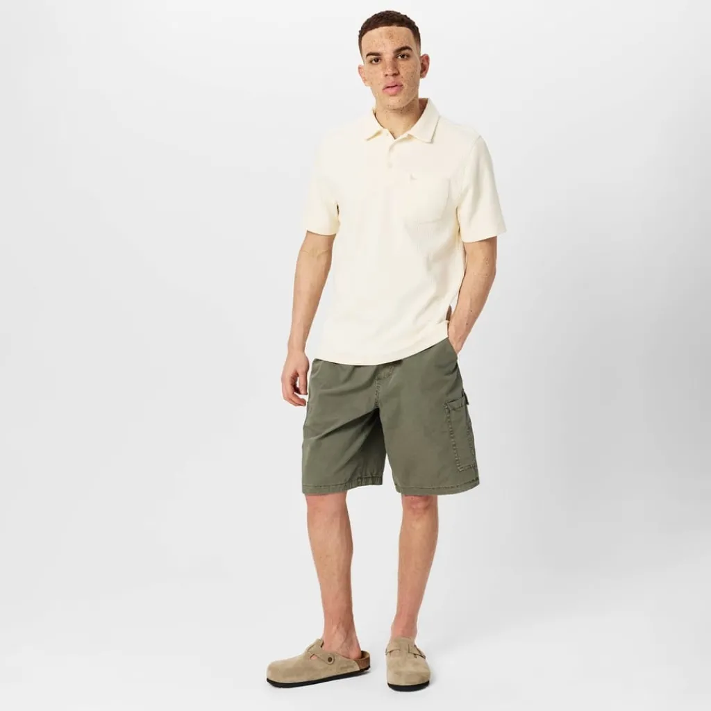 Polo Shirts*Jack Wills Regular Fit Texture Polo Shirt in White