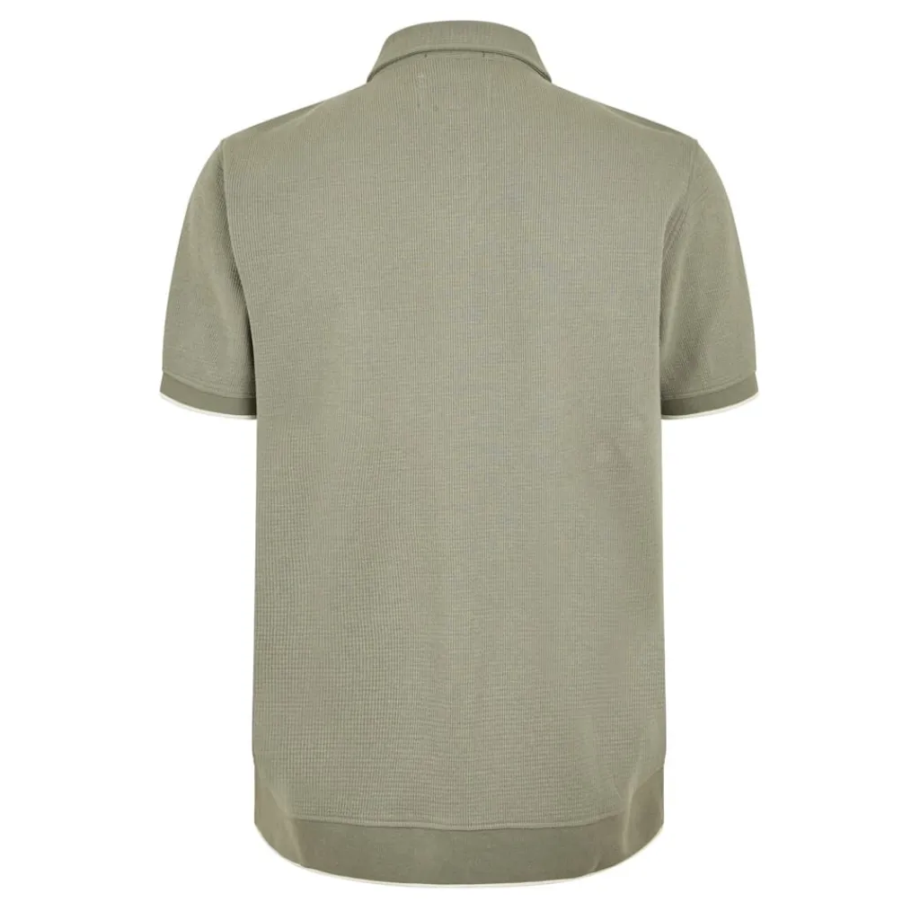 Polo Shirts*Jack Wills Textured Polo Shirt in Green