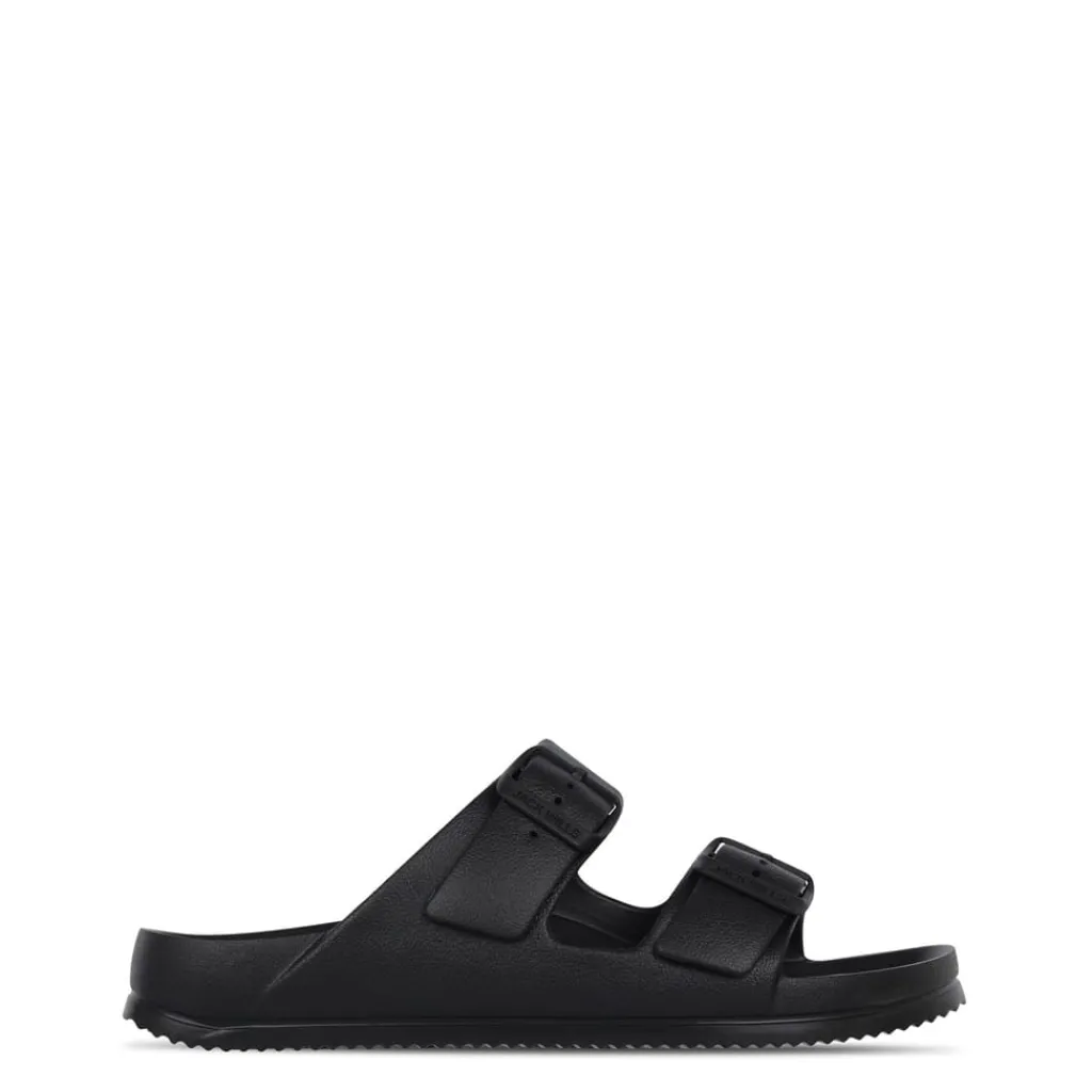 Beach Shoes*Jack Wills Two Strap Sandals in Black