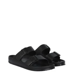 Beach Shoes*Jack Wills Two Strap Sandals in Black