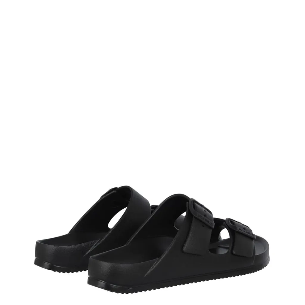 Beach Shoes*Jack Wills Two Strap Sandals in Black