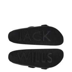 Beach Shoes*Jack Wills Two Strap Sandals in Black
