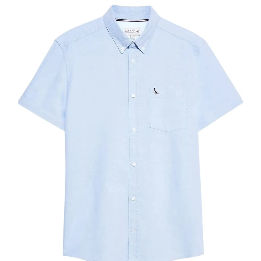Shirts*Jack Wills Wills Stableton Classic Oxford Shirt in Blue