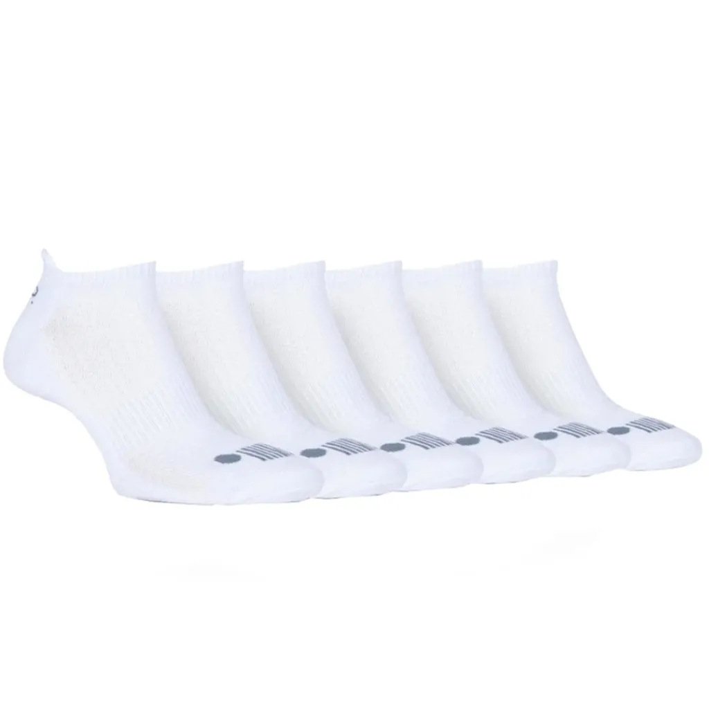 Underwear And Socks*Jeep Mens 6 Pack Trainer Socks in White