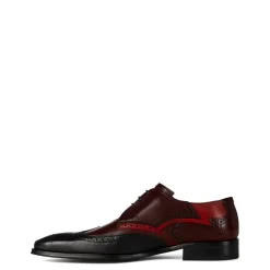 Shoes*Jeffery West Scarface Three Tone Leather Brogues in Black