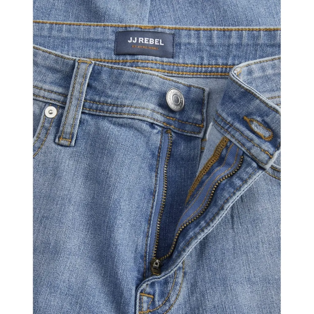 Jeans*JJ Rebel Tapered Fit Five Pocket Jeans in Blue