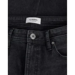 Jeans*JJ Rebel Tapered Fit Five Pocket Jeans in Black
