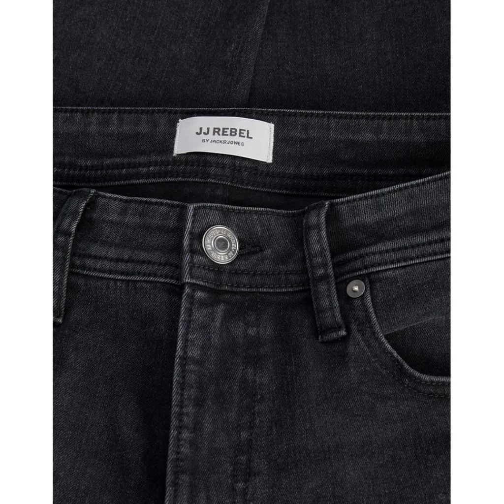 Jeans*JJ Rebel Tapered Fit Five Pocket Jeans in Black