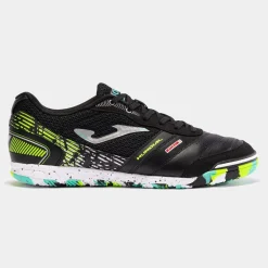 Football Boots*Joma Mundial Leather Indoor Football Trainers in Black