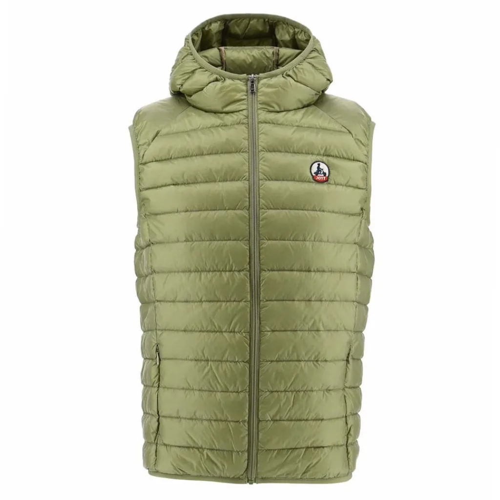 Coats And Jackets*JOTT Pat Hooded Down Gilet in Green