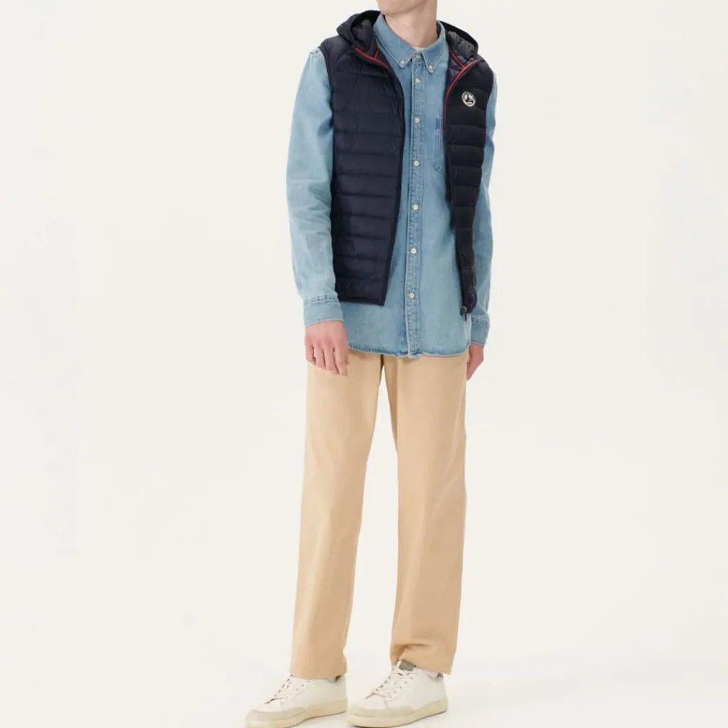 Coats And Jackets*JOTT Pat Hooded Down Gilet in Navy