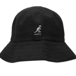Caps-Hats*Kangol Mens Boucle Bucket Hat in Black