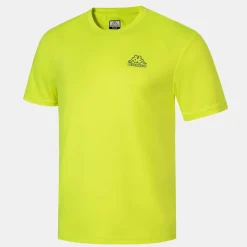 Football And Rugby Clothing*Kappa Mens Quick Dry T-Shirt in Yellow