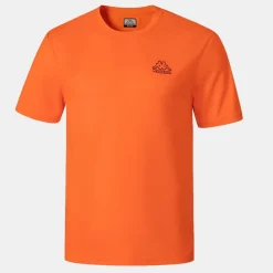 Football And Rugby Clothing*Kappa Mens Quick Dry T-Shirt in Orange