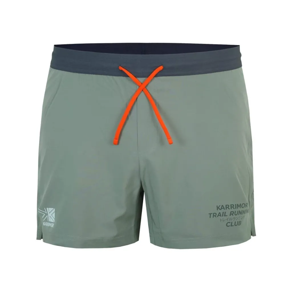 Fitness And Gym Shorts*Karrimor Logo Athletic Shorts in Green