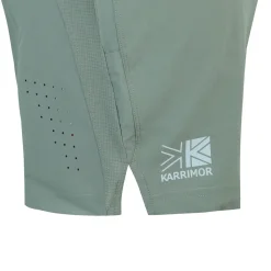 Fitness And Gym Shorts*Karrimor Logo Athletic Shorts in Green