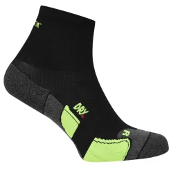 Underwear And Socks*Karrimor Mens Dri Skin 2 Pack Running Socks in Black