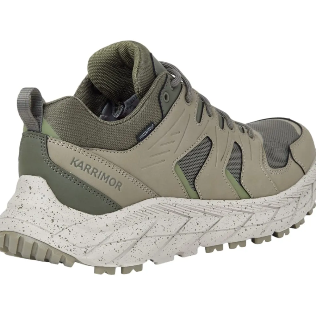 Shoes*Karrimor Mens Laggar Low Hiking Shoes in Green
