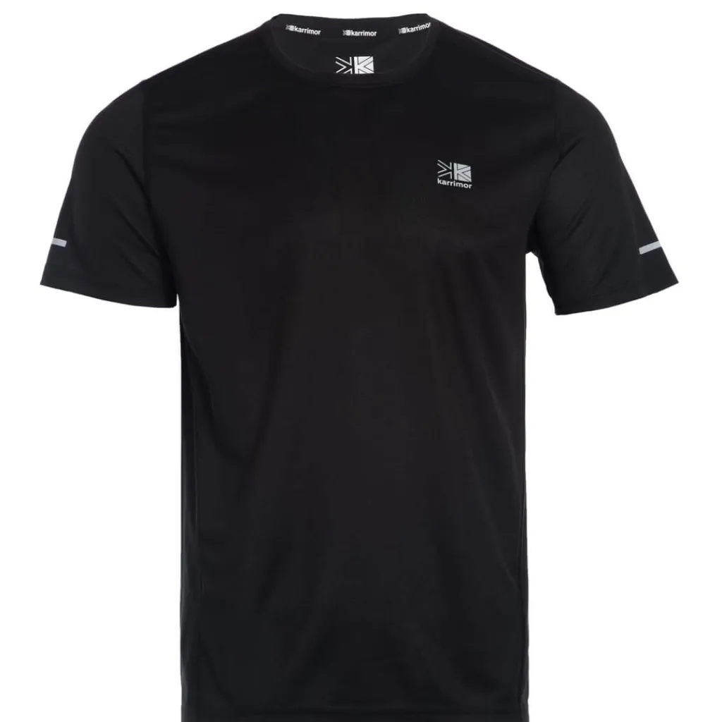 Fitness And Gym Tops|Fitness And Gymwear*Karrimor Mens Run Short Sleeve T-Shirt in Black