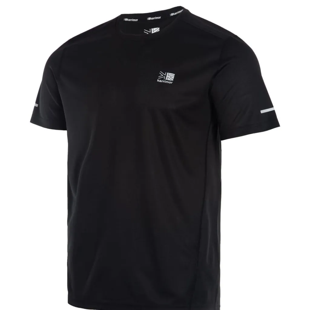 Fitness And Gym Tops|Fitness And Gymwear*Karrimor Mens Run Short Sleeve T-Shirt in Black