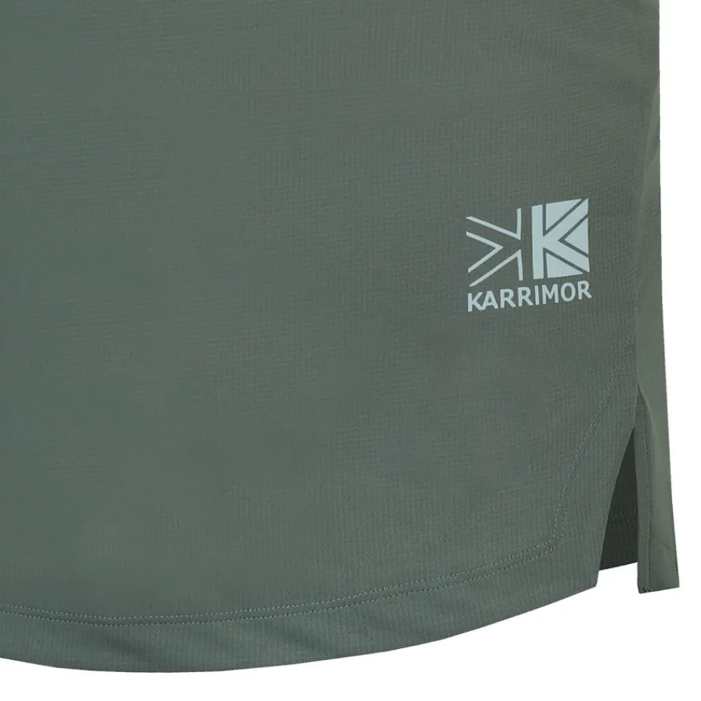 Fitness And Gymwear*Karrimor Regular Fit Crew Neck Tank in Green