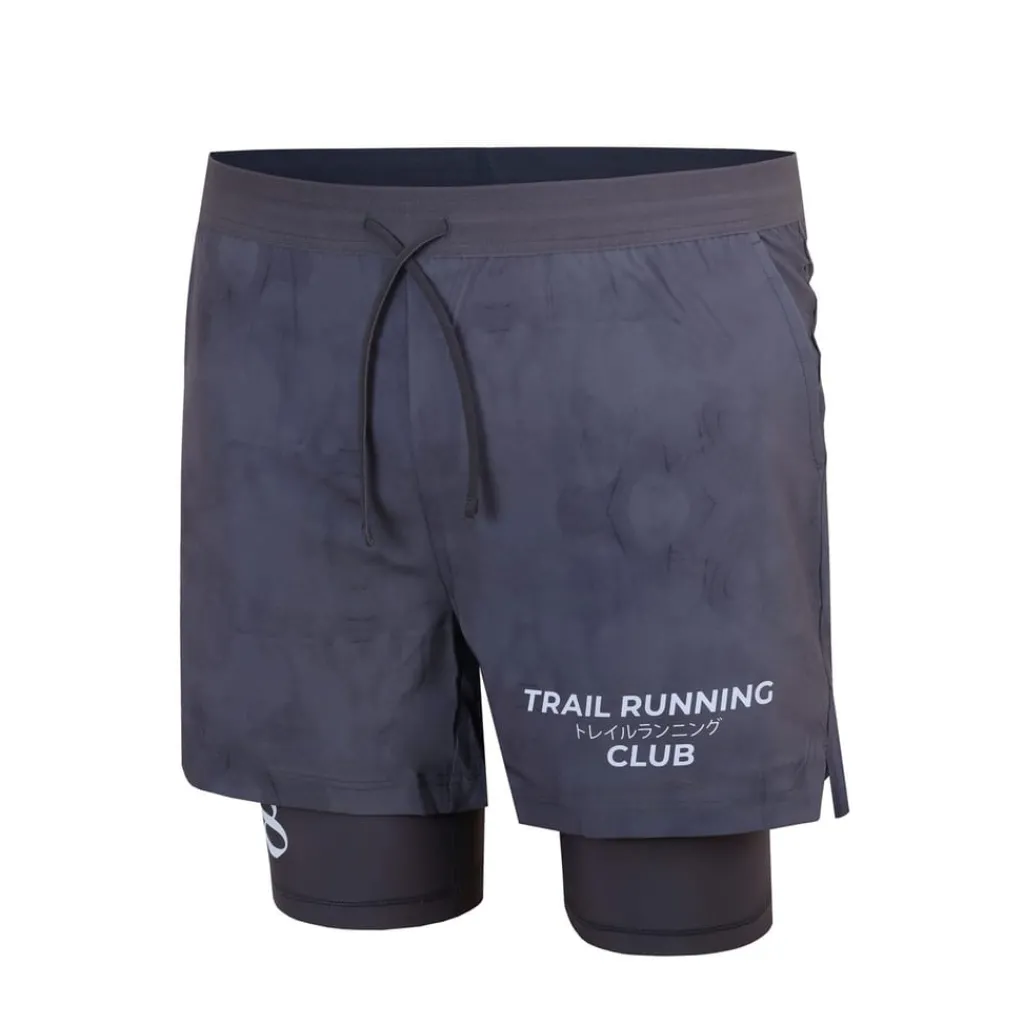 Fitness And Gym Shorts*Karrimor Running Club Trail 2 In 1 Shorts in Black