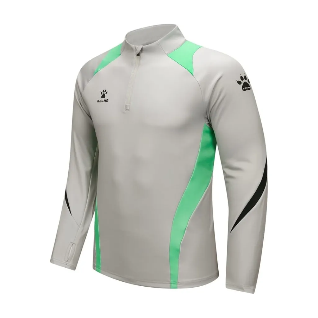Fitness And Gym Tops*Kelme Qz Train Swt in Grey
