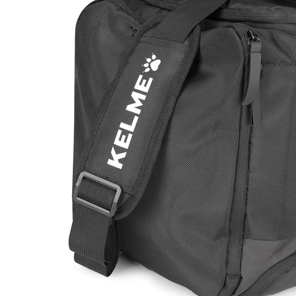 Bags*Kelme Travel Duffle Bag with Detachable Strap in Black