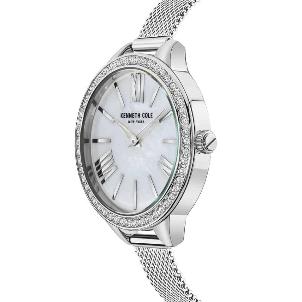 Jewellery-Watches*Kenneth Cole Steel Mesh York Analogue Watch in Green