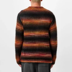 Knitwear*Kenzo V-Neck Regular Fit Mohair Sweater in Red