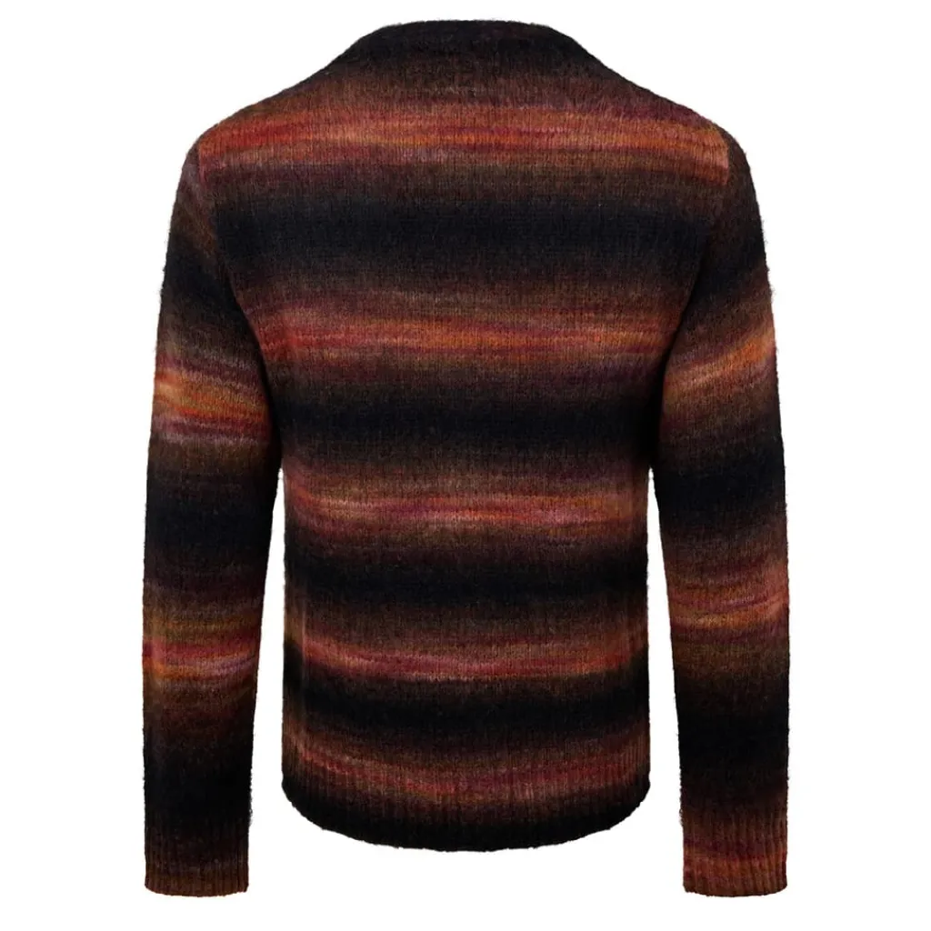 Knitwear*Kenzo V-Neck Regular Fit Mohair Sweater in Red