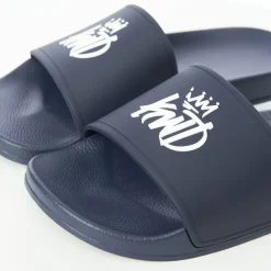 Beach Shoes*Kings Will Dream Crosby 2.0 Sliders in Navy