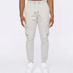 Trousers*Kings Will Dream Crosby 2.0 Cargo Joggers in Grey Marl