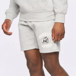 Shorts*Kings Will Dream Prop Jog Shorts in Grey Marl