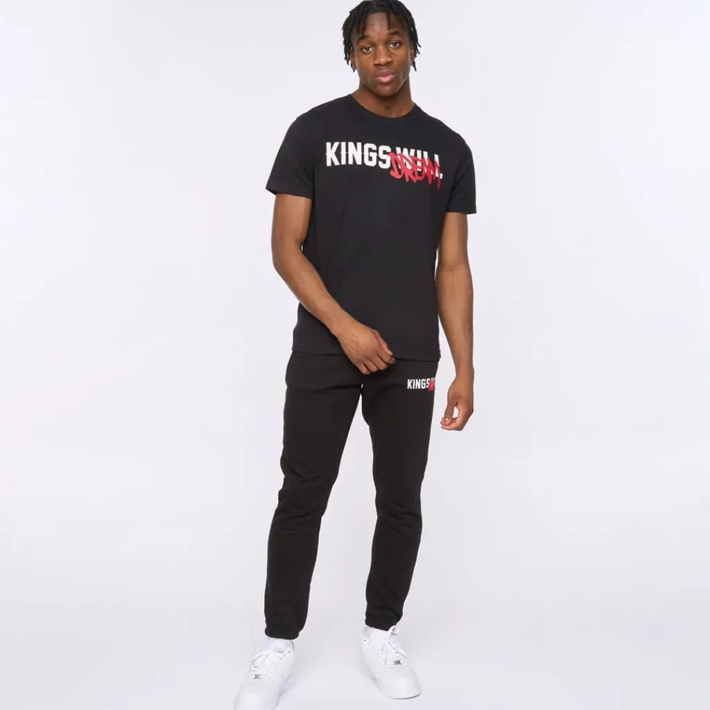 T-Shirts And Vests*Kings Will Dream Tagged T-Shirt in Black