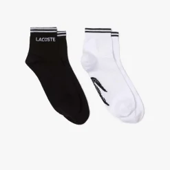 Underwear And Socks*Lacoste 2 Pack Low Sport Socks in Black