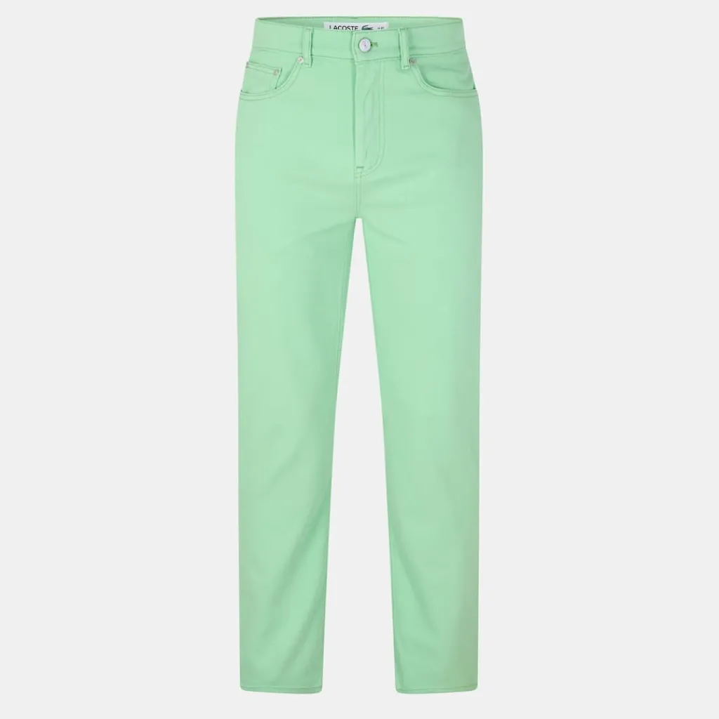 Jeans*Lacoste 5 Pckt Trousers in Green