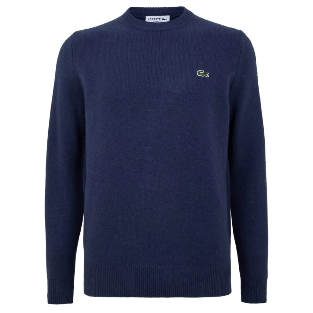 Knitwear*Lacoste Ah6807 Jmpr in Blue