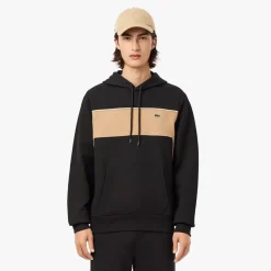 Sweatshirts*Lacoste Colour-Block Fleece Hoodie in Black