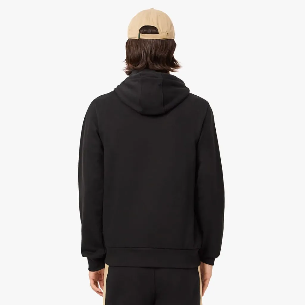 Sweatshirts*Lacoste Colour-Block Fleece Hoodie in Black