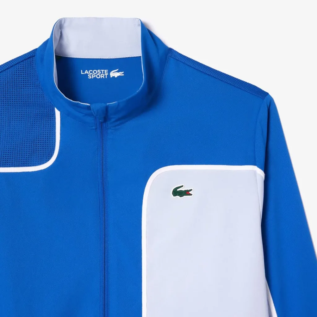 Tracksuits*Lacoste Colour-Block Tennis Tracksuit in Blue